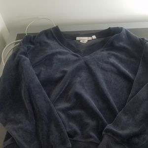 H&m logg velour sweater